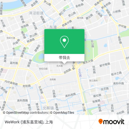 WeWork (浦东嘉里城)地图