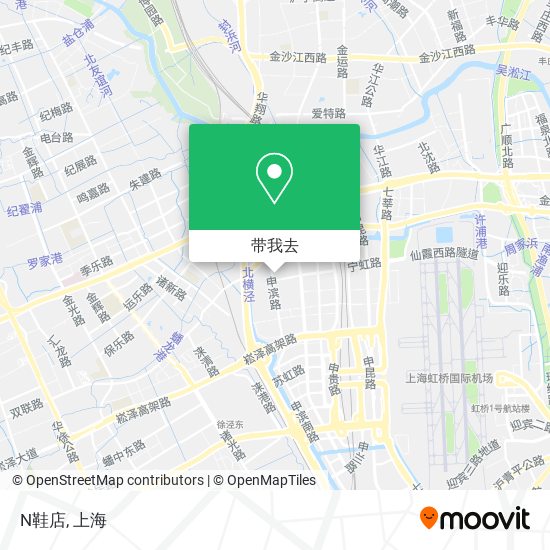 N鞋店地图