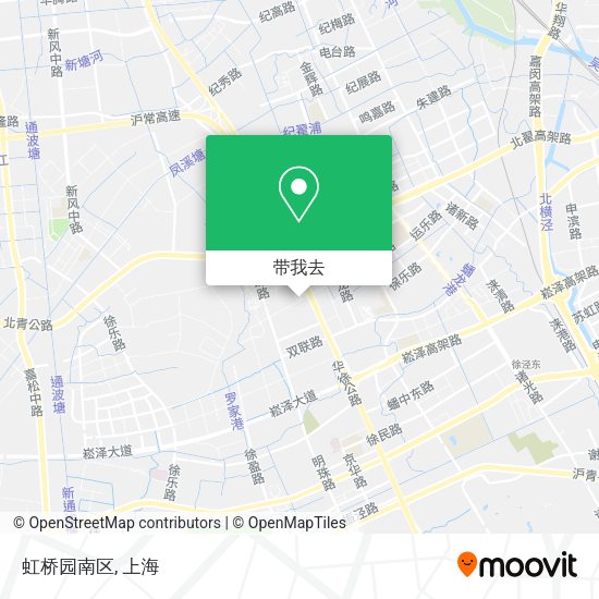 虹桥园南区地图