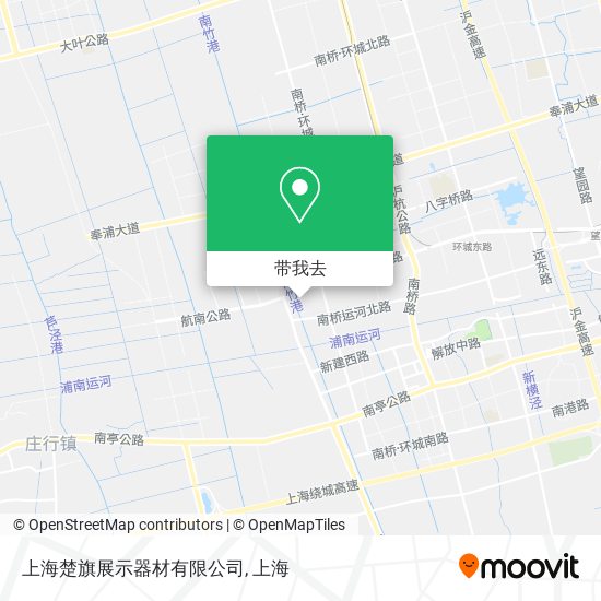 上海楚旗展示器材有限公司地图