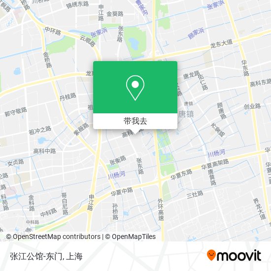 张江公馆-东门地图