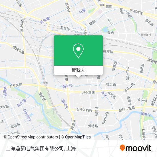 上海鼎新电气集团有限公司地图