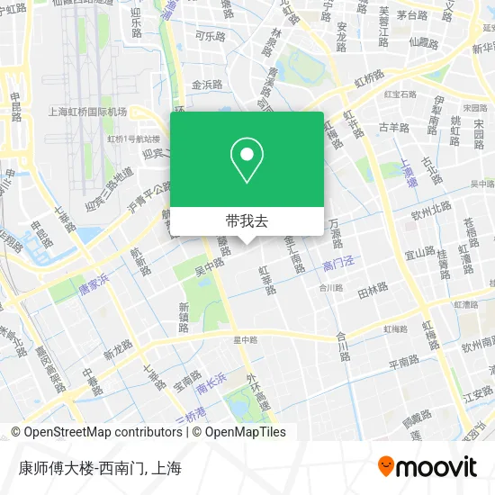 康师傅大楼-西南门地图