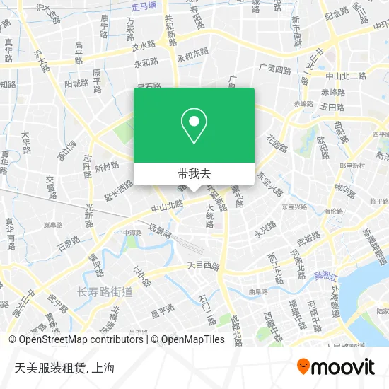天美服装租赁地图