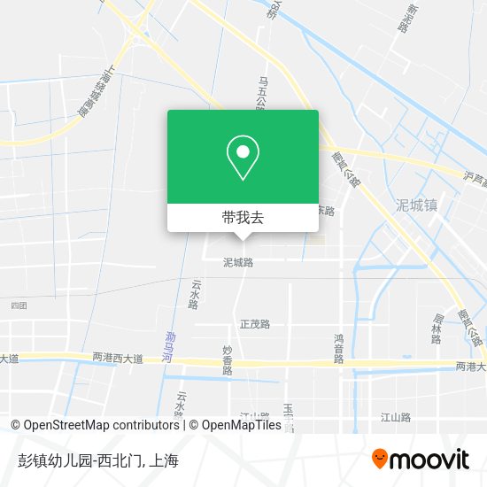 彭镇幼儿园-西北门地图
