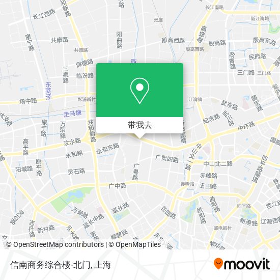 信南商务综合楼-北门地图