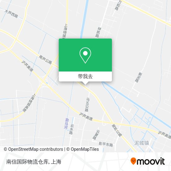 南信国际物流仓库地图