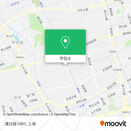 潘泾路1001地图