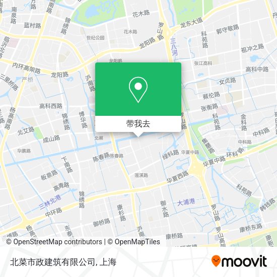 北菜市政建筑有限公司地图