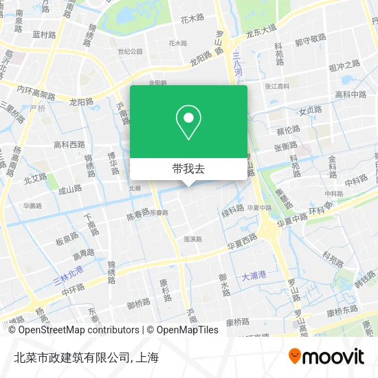 北菜市政建筑有限公司地图