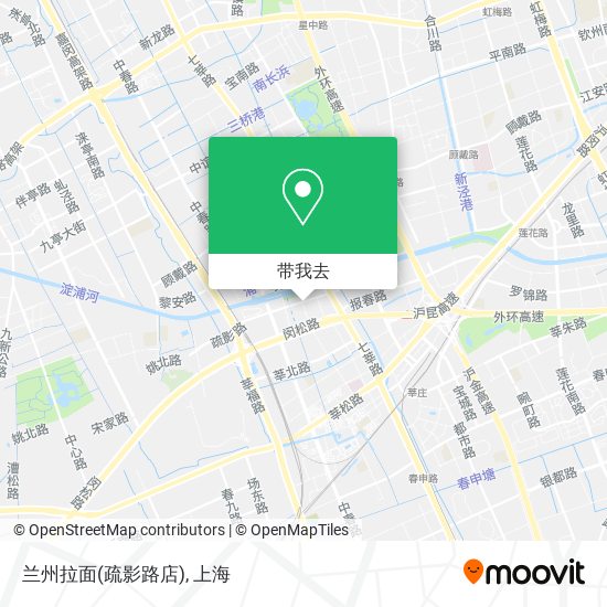 兰州拉面(疏影路店)地图