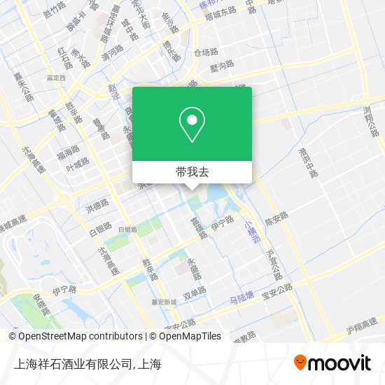 上海祥石酒业有限公司地图