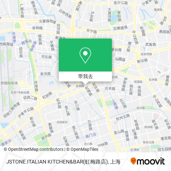 JSTONE.ITALIAN KITCHEN&BAR(虹梅路店)地图