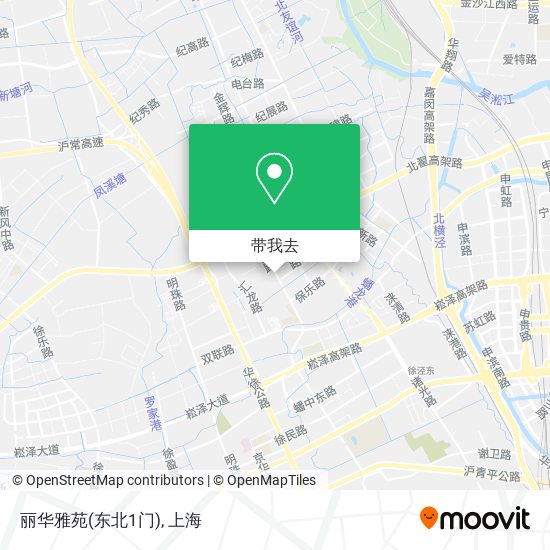 丽华雅苑(东北1门)地图