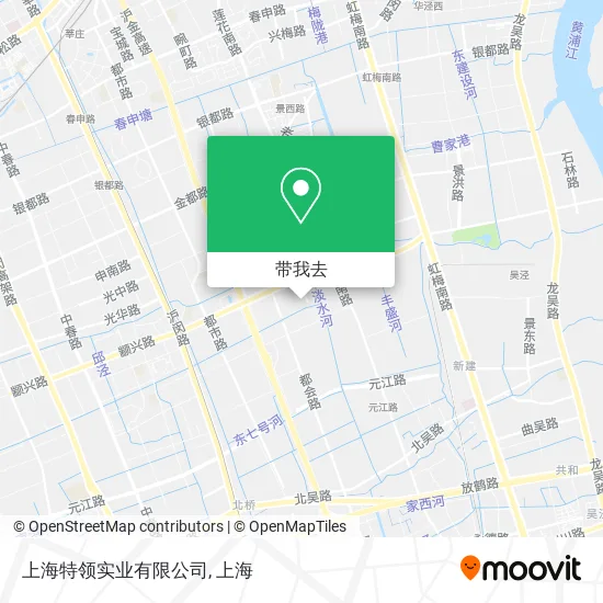 上海特领实业有限公司地图