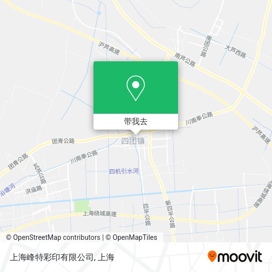 上海峰特彩印有限公司地图