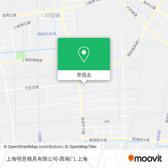 上海明意模具有限公司-西南门地图
