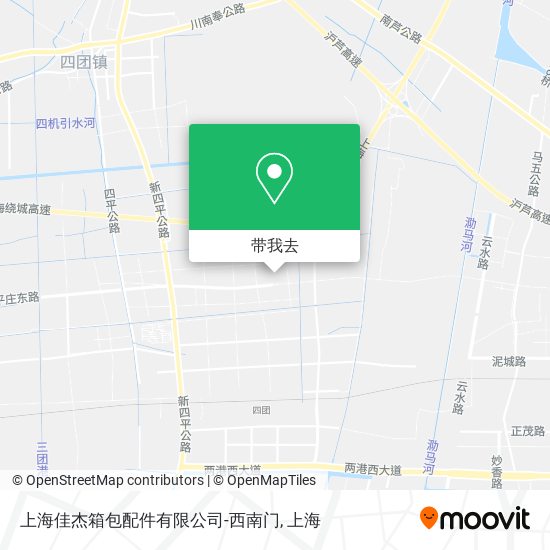 上海佳杰箱包配件有限公司-西南门地图