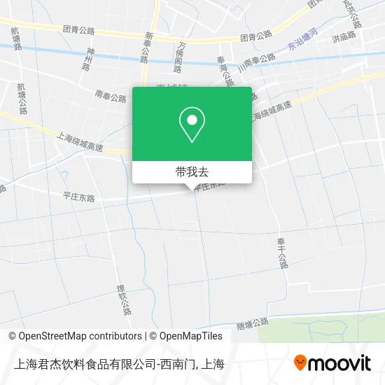 上海君杰饮料食品有限公司-西南门地图