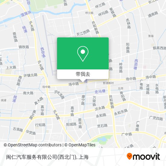 闽仁汽车服务有限公司(西北门)地图