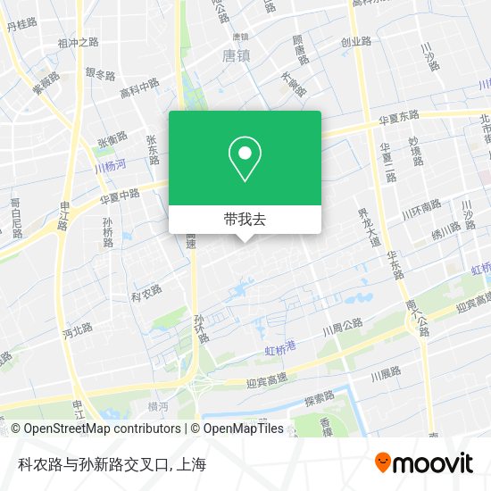 科农路与孙新路交叉口地图