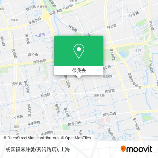 杨国福麻辣烫(秀沿路店)地图