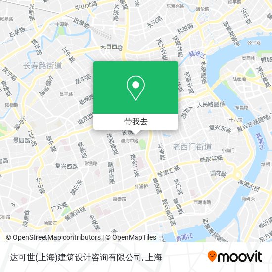 达可世(上海)建筑设计咨询有限公司地图