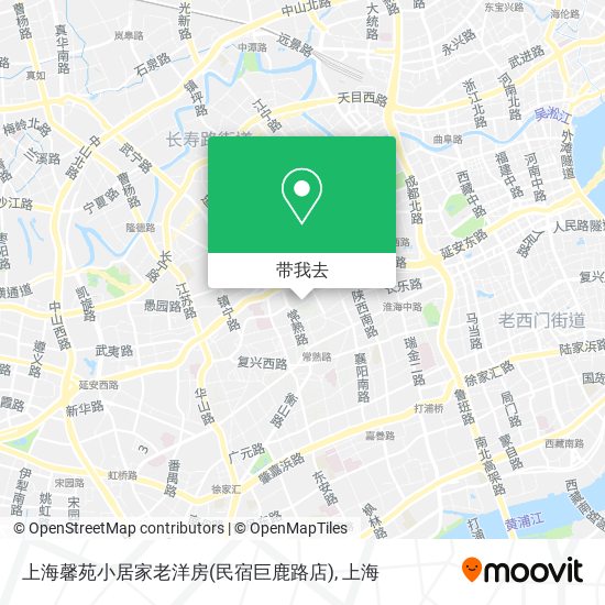 上海馨苑小居家老洋房(民宿巨鹿路店)地图