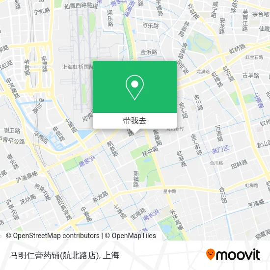 马明仁膏药铺(航北路店)地图