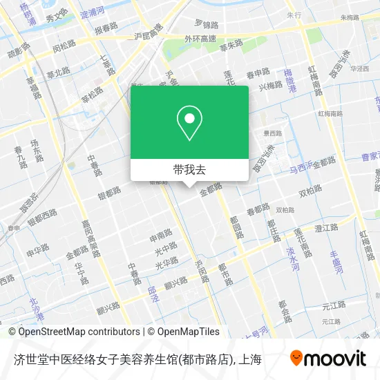 济世堂中医经络女子美容养生馆(都市路店)地图