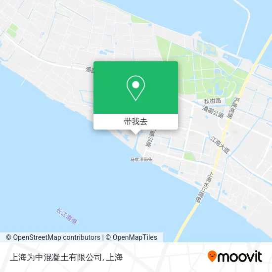 上海为中混凝土有限公司地图