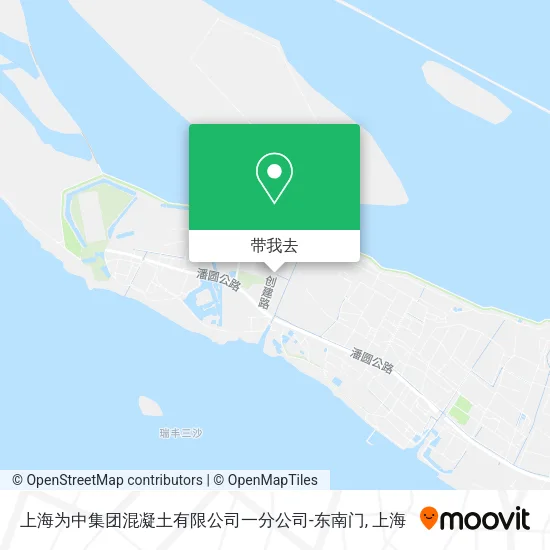 上海为中集团混凝土有限公司一分公司-东南门地图
