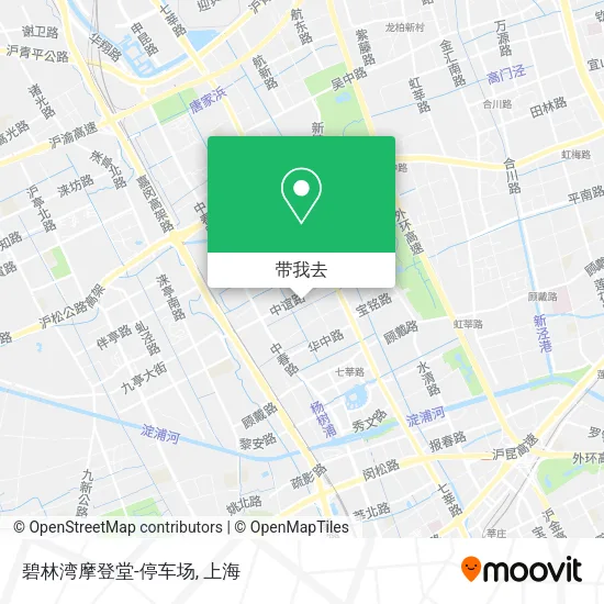 碧林湾摩登堂-停车场地图