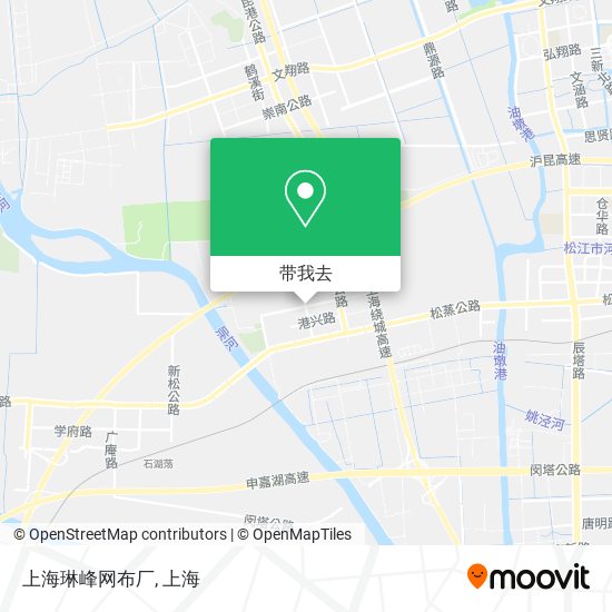 上海琳峰网布厂地图