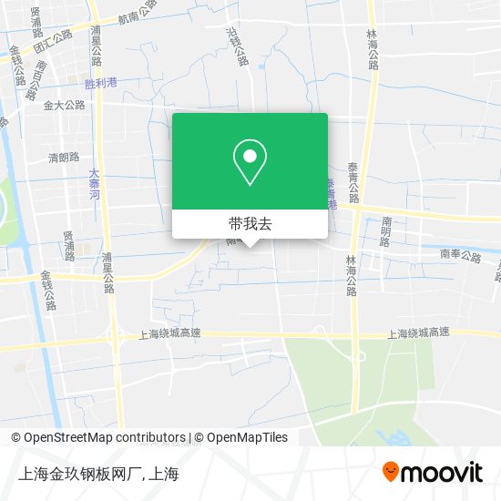 上海金玖钢板网厂地图