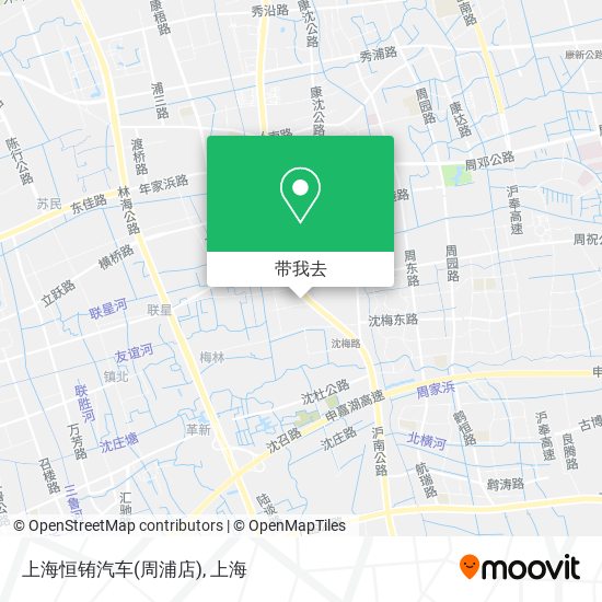 上海恒铕汽车(周浦店)地图