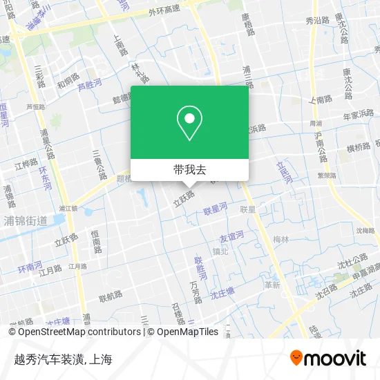 越秀汽车装潢地图