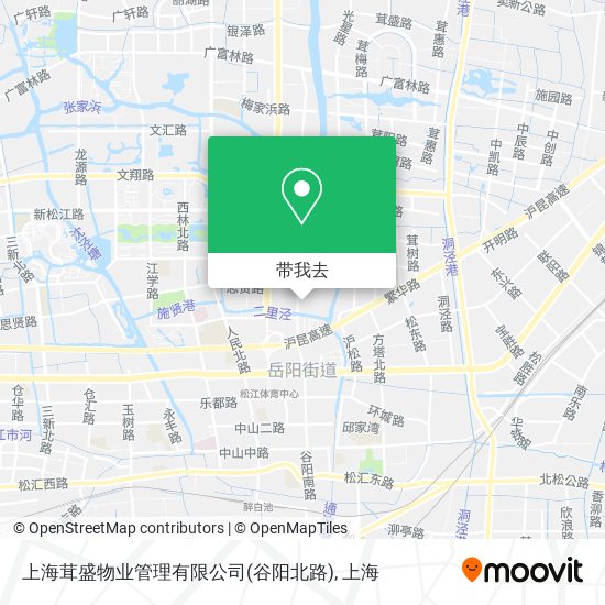 上海茸盛物业管理有限公司(谷阳北路)地图