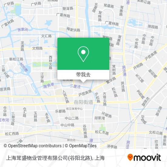 上海茸盛物业管理有限公司(谷阳北路)地图