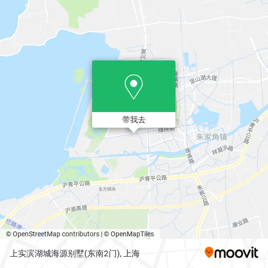 上实滨湖城海源别墅(东南2门)地图