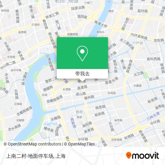 上南二村-地面停车场地图