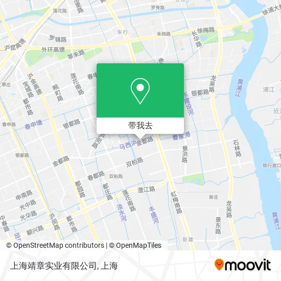 上海靖章实业有限公司地图