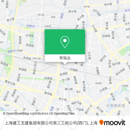 上海建工五建集团有限公司第三工程公司(西门)地图