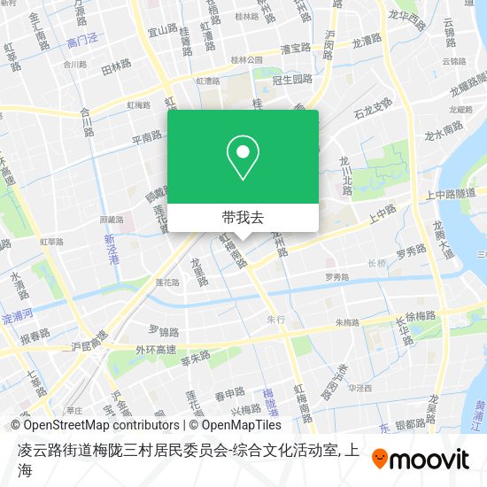 凌云路街道梅陇三村居民委员会-综合文化活动室地图