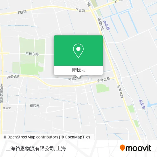 上海裕恩物流有限公司地图