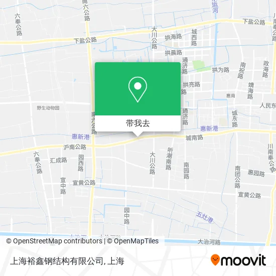 上海裕鑫钢结构有限公司地图