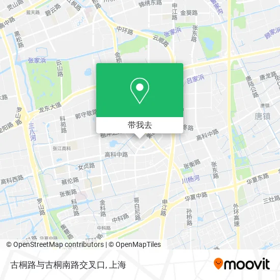 古桐路与古桐南路交叉口地图