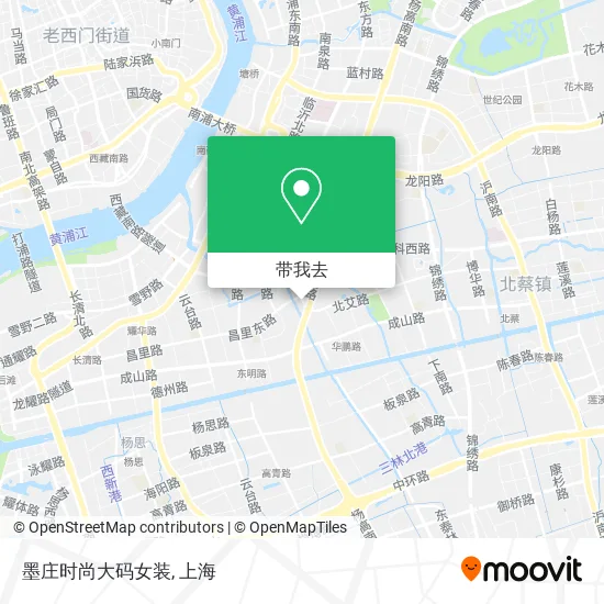 墨庄时尚大码女装地图
