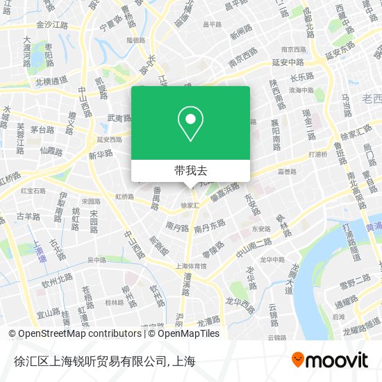 徐汇区上海锐听贸易有限公司地图
