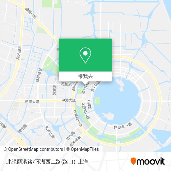 北绿丽港路/环湖西二路(路口)地图